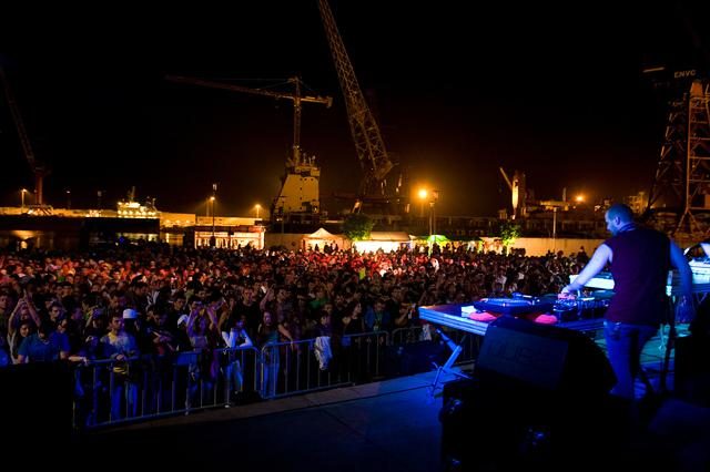 Front-of-house position at a night show